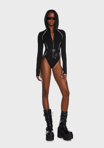 Hashtag Executive Suite Reflective Bodysuit | X-Small