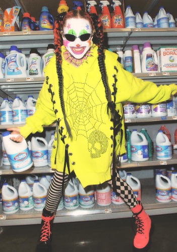 Deadly Hearts N Hellions Lace-Up Hoodie | Small