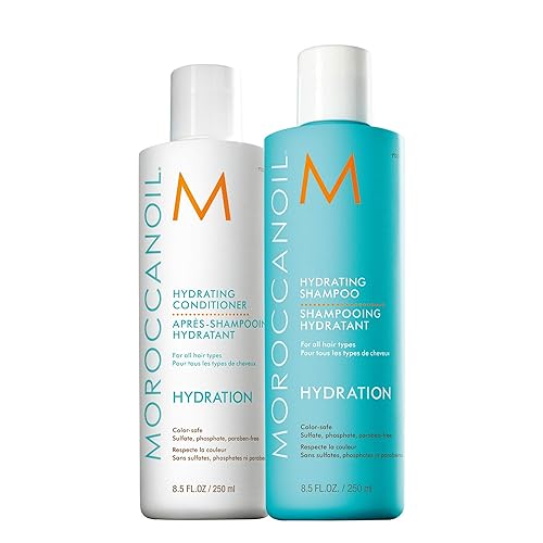 Moroccanoil Hydrating Shampoo & Conditioner Bundle - 8.5 Fl Oz (Pack of 2)