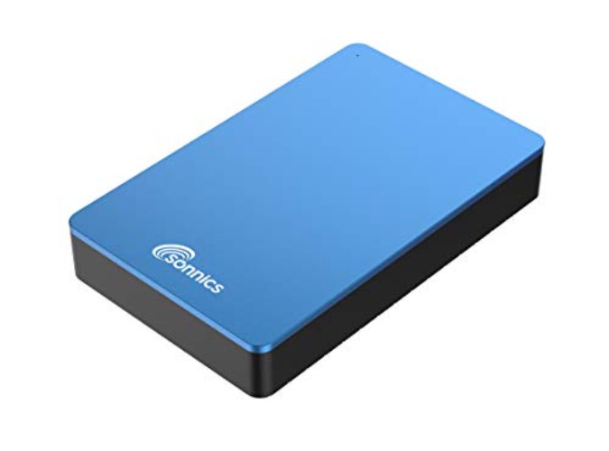 Sonnics 4TB Blue External Desktop Hard drive USB 3.0 Compatible with Windows PC, Mac, XBOX ONE & PS4 - 4TB - BLUE