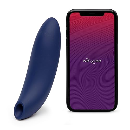 We-Vibe Melt Vibrator Sex Toy | Clitoral Stimulator Adult Sex Toys for Women | Clit Sucker Sex Toy for Couples | Long Distance App Control Vibrator 12 Intensity Levels | Female Personal Massager |Blue - Midnight Blue