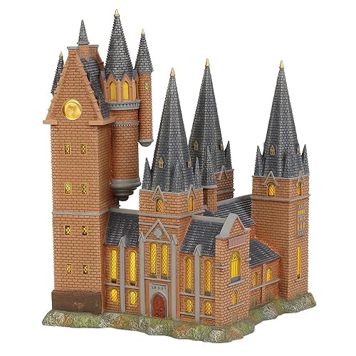 Department 56 Zinc alloy, Polyresin, 6003327 Harry Potter Village Hogwarts Astronomy Tower Lit Building, 12.2 Inch, Multicolor - Tower Lit Building