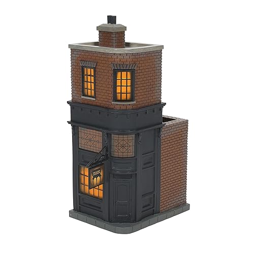 Department 56 Harry Potter Village Leaky Cauldron Lit Building, 7.91 Inch, Multicolor