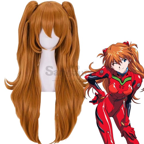 【In Stock】Anime EVA Neon Genesis Evangelion Cosplay Asuka Langley Soryu  Cosplay Wig
