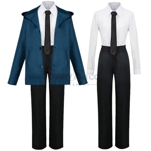 Anime Chainsaw Man Cosplay Power Cosplay Costume - blue Costume / M