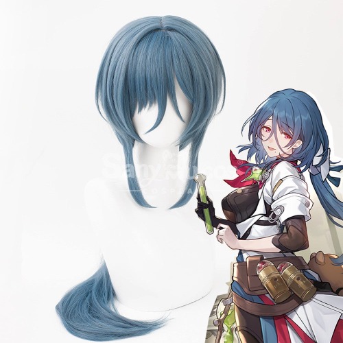 Game Honkai: Star Rail Natasha special blue Cosplay Wig