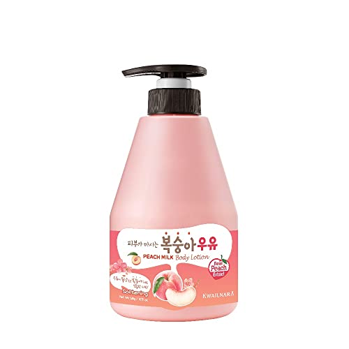 WELCOS KWAILNARA Milk Body Lotion 560 g / 19.75 oz. (Peach Milk) - Peach Milk