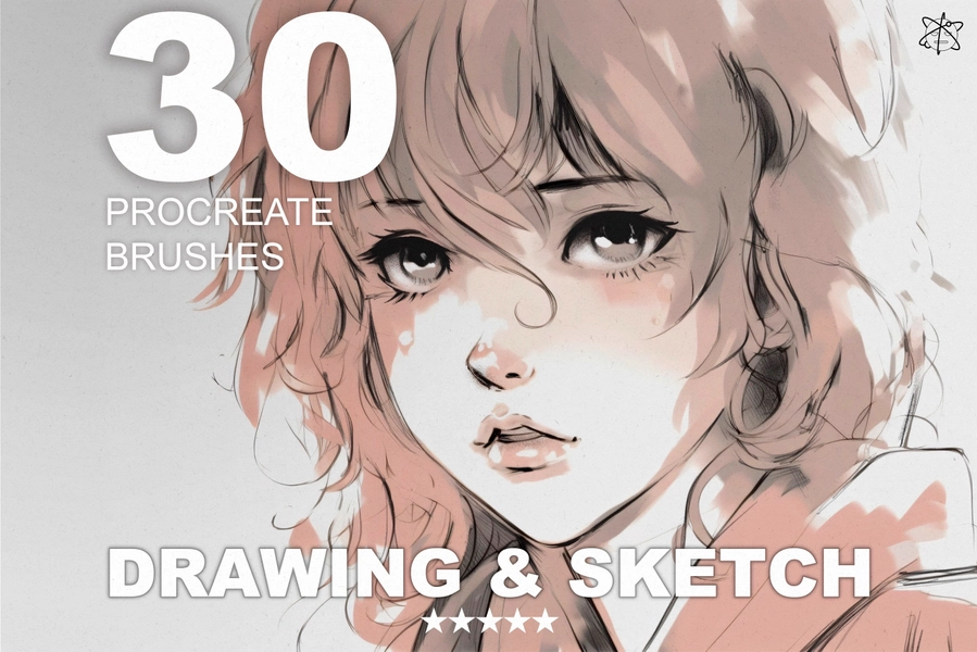 Drawing & Sketch Brushes For Procreate, Procreate Brushes Lineart, Alcohol Ink Procreate, Fine Line Brushes, Markers Procreate, Fine Liners