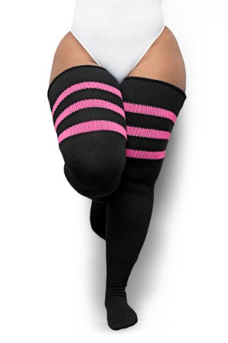 Black & Pink Stripes