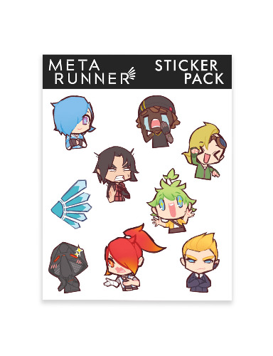 Meta Runner Sticker Pack | Glitch Productions
