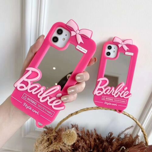 Pink Barbie Inspired Mirror Phone Case for iPhone X 11 12 13 14  | eBay