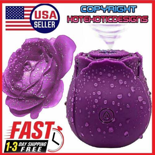 Rose Sucking Vibrator Clit Sucker Dildo Women G-spot Massager Sex Toy for Women  | eBay
