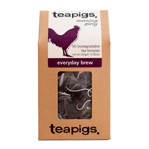 Teapigs Everyday Brew Tea Bags Made with Whole Leaves (1 Pack of 50 Tea Bags)