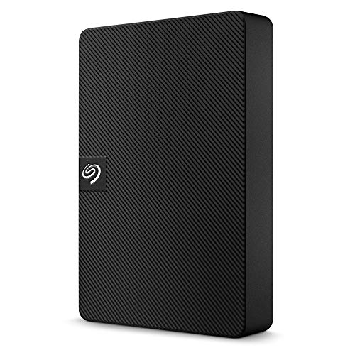 Seagate Expansion Portable, 4TB, External Hard Drive, 2.5 Inch, USB 3.0, for Mac and PC, 2 year Rescue Services (STKM4000400) - 4 TB