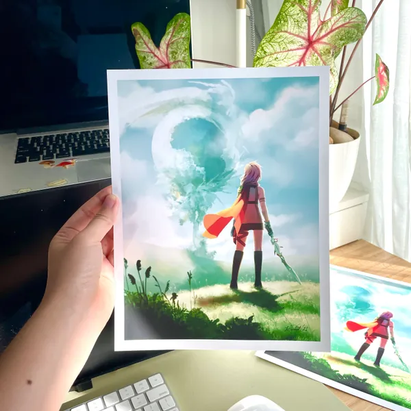 Crystal Pillar | FFXIII [ 8.5 x 11 Print ]