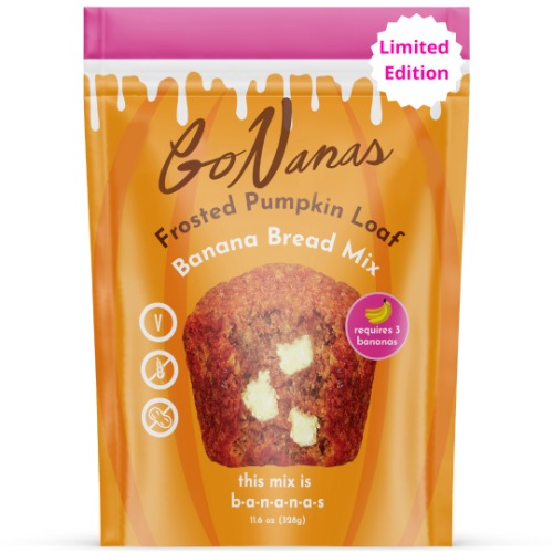 Frosted Pumpkin Loaf Banana Bread Mix