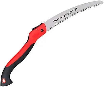 Corona Tools 10-Inch RazorTOOTH Folding Saw | Pruning Saw Designed for Single-Hand Use | Curved Blade Hand Saw | Cuts Branches Up to 6" in Diameter | RS 7265D : Hand Pruning Saws : Patio, Lawn & Garden