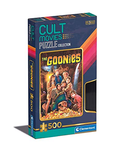 Clementoni 35115 Cult Movies-The Goonies 500 Pieces, Made in Italy, Jigsaw Puzzle for Adults, Multicolor, Medium
