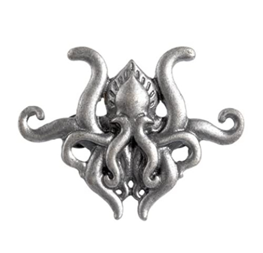 H.P. Lovecraft Cthulhu Metal Pin Ancient Evil God Badges Brooches Octopus Lapel Pin Shirt backpack Fiction game Jewelry gifts