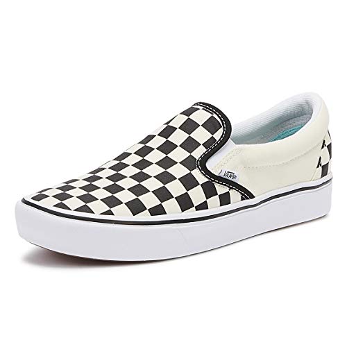 VANS Unisex Classic Slip-On Shoes - 7 Women/5.5 Men - Checkerboard/White