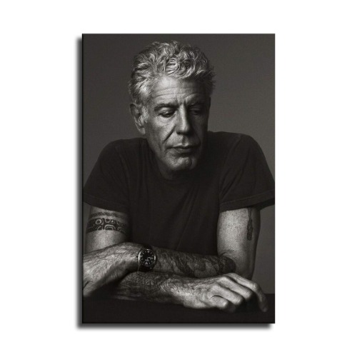 Anthony Bourdain Wall Art Modern Artwork Painting Print on Canvas Picture for Living Room Home Decoration Poster 85 (No Framed,8x12 inch) - No Framed 8x12 inch
