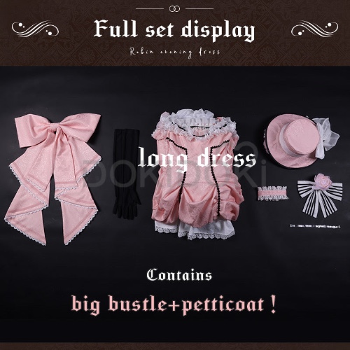 【Partial Size Ready For Ship】DokiDoki-SSR Anime  Black Butler Kuroshitsuji Ciel Phantomhive Lady Halloween | Advanced Long Version-S-Order Processing Time Refer to Description Page