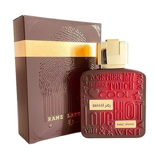 Ramz Gold Perfume - Arabic Luxury Long Lasting Fragrance - Woody, Fruity, Sweet - Unsiex, Men, Women 100 ml Eau De Parfum