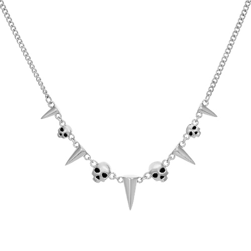 Apparition Necklace | Rhodium Plated