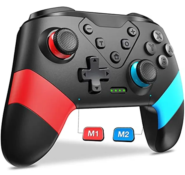 Switch Controller, Wireless Switch Controller for Switch/Switch Lite/Switch OLED, Extra Switch Controller with Paddles, Programmable Switch Control Remote Gamepad with Back Buttons,Wake-up,Turbo