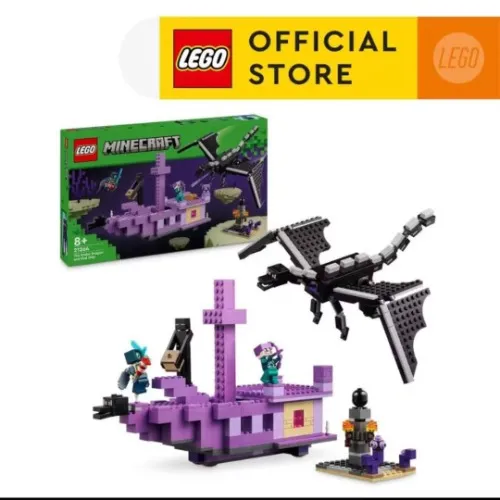 LEGO Minecraft 21264 The Ender Dragon and End Ship