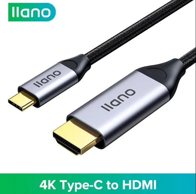 Ilano 4K Type C to HDMI Cable Video Converter Adapter 1.8M