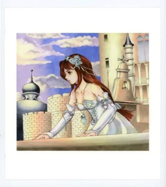 Fine Art garnet on the Balcony Final Fantasy IX Giclée Print | Etsy