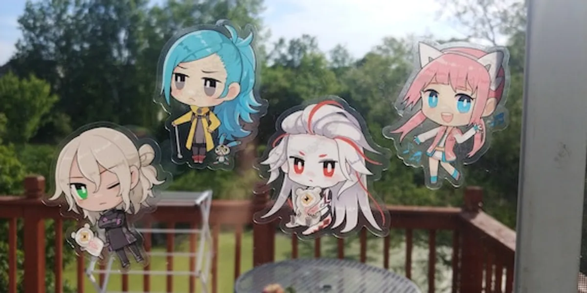 AI the Somnium Files Vinyl Stickers: Kaname Date Aiba Iris | Etsy