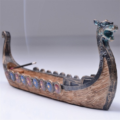 Valhalla's Redolence Viking Ship Incense Holder