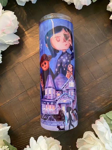 Coraline Tumbler, Coraline Jones, 20oz Tumbler