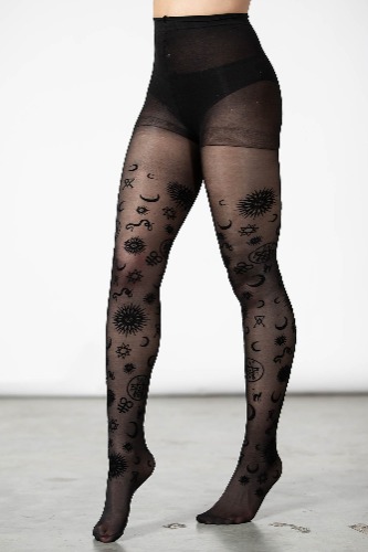 Believe In Magic Tights | One Size / Black / 88% Polyamide 12% Elastane