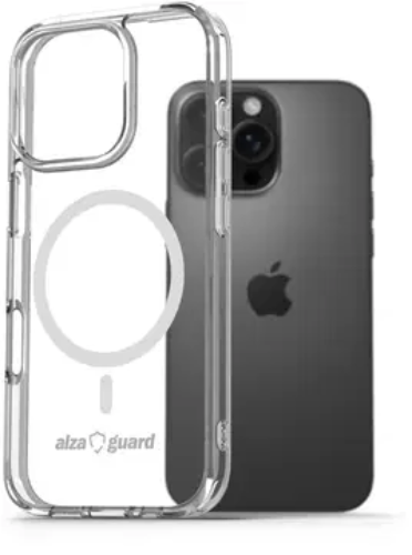 AlzaGuard Crystal Clear TPU Case Compatible with Magsafe na iPhone 16 Pro