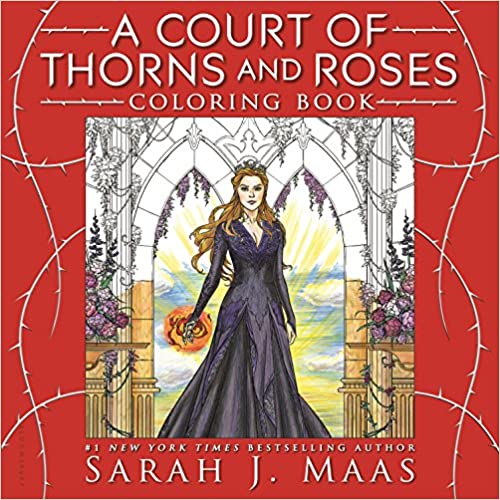 A Court of Thorns and Roses Coloring Book - Paperback