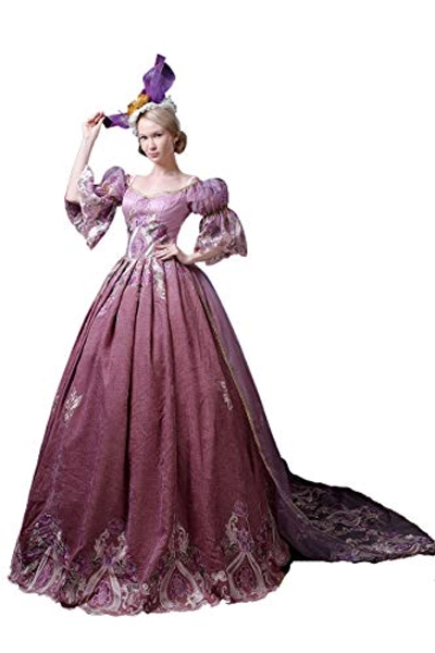 KEMAO Rococo Baroque Marie Antoinette Ball Dresses Evening Dress 18th Century Renaissance Historical Period Dress Victorian Ball Gown