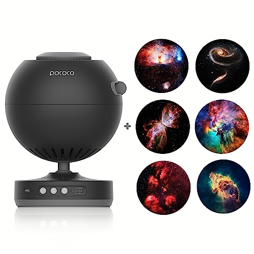 【Limited Time Offer: 23% Off 】POCOCO Galaxy Projector + Realistic Constellation-2 - Discs (6 Pieces)