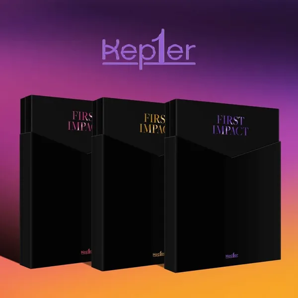 Kep1er - FIRST IMPACT Album+Pre-Order Benefit+Folded Poster+Extra Photocards Set (Connect 1 ver.)