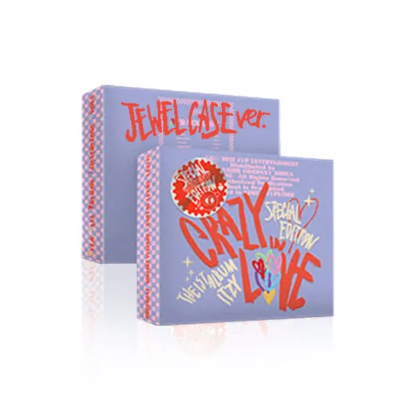 ITZY - [ SPECIAL EDITION] Crazy In Love The 1st Album + Extra Photocards Set (Jewel case ver.)