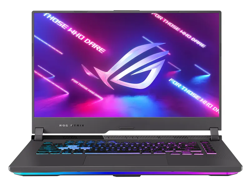 ASUS ROG Strix G15 (2022) Gaming Laptop, 15.6” 144Hz IPS Type FHD Display, NVIDIA GeForce RTX 3050 Ti, AMD Ryzen 9 5900HX, 16GB DDR4, 1TB PCIe SSD, RGB Keyboard, Windows 10 Home, G513QE-DS99-CA