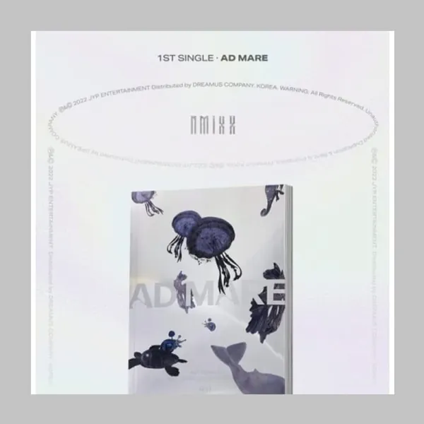 NMIXX AD MARE 1st Single Album Light Version Contents+Tracking Kpop Sealed