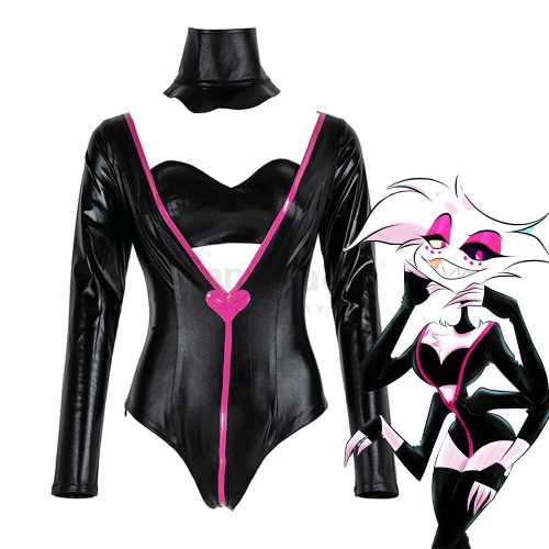 Anime Hazbin Hotel Cosplay Angel Dust Cosplay Costume - XL