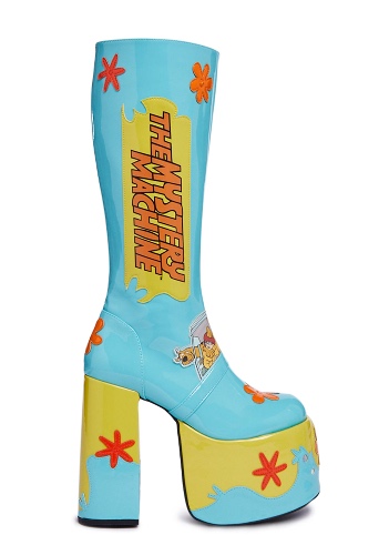 Mystery Machine Platform Boots | BLUE / US 8