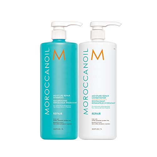 Moroccanoil Moisture Repair Shampoo and Conditioner Bundle - 33.8 Fl. Oz.