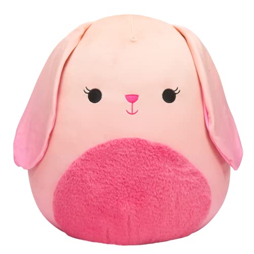 Squishmallows Original 14-Inch Brinkley Peach Gradient Bunny - Large Ultrasoft Official Jazwares Plush