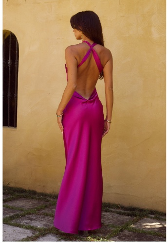 CHARA MAXI DRESS - MAGENTA | Runaway The Label