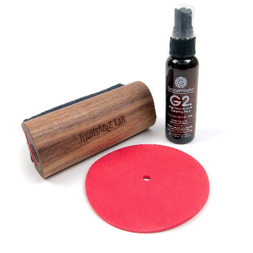 GrooveWasher: Record Cleaner Starter Kit - Turntable Lab Edition / Walnut | Cleaning Kit